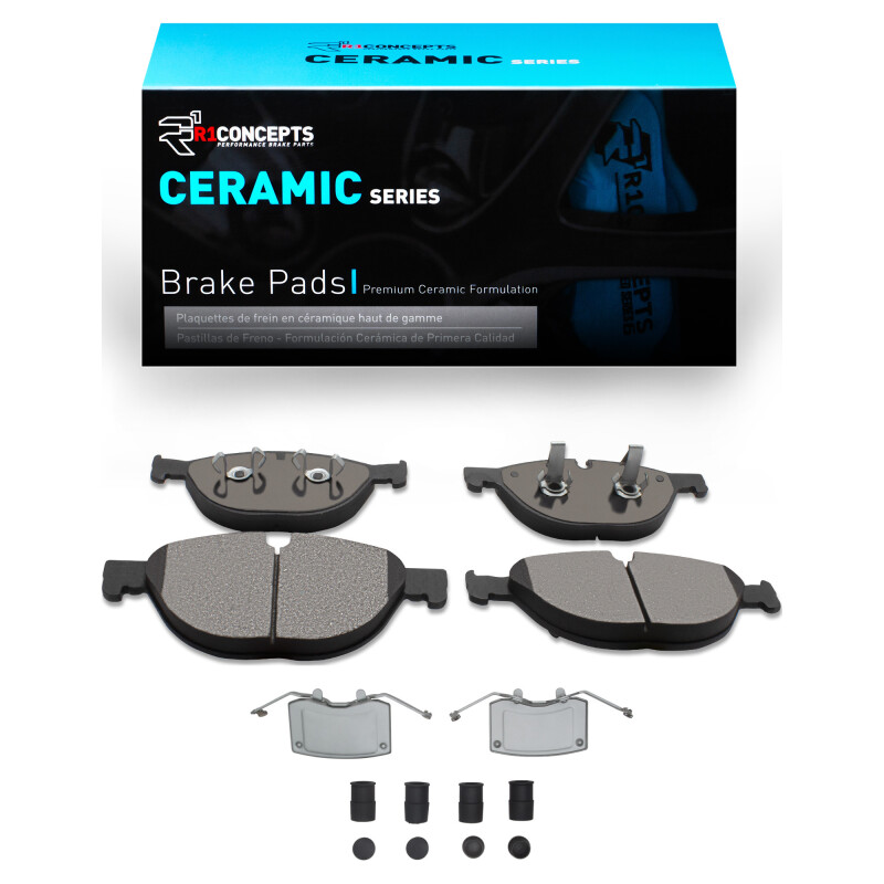 Jaguar XJ Brake Pads - Front - R1 Concepts - Ceramic - `10-`24